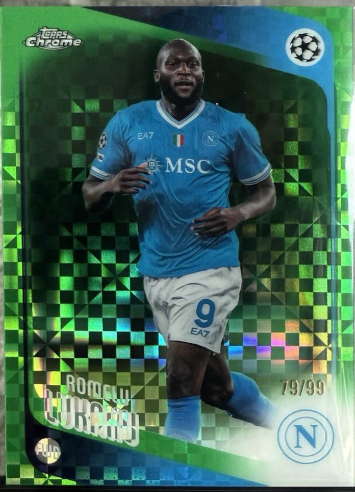 Romelu Lukaku [Green X-Fractor] #76