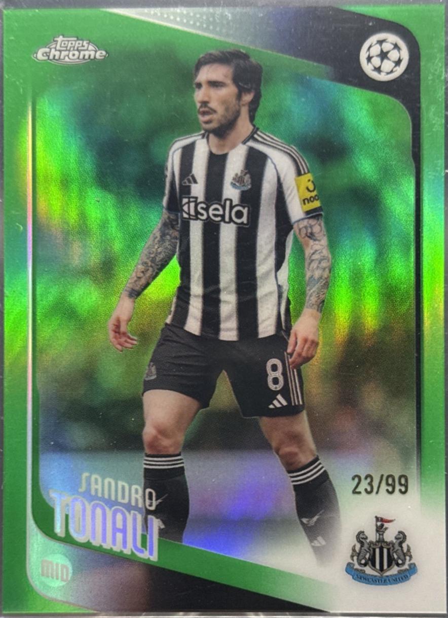 Sandro Tonali [Green Refractor] #109