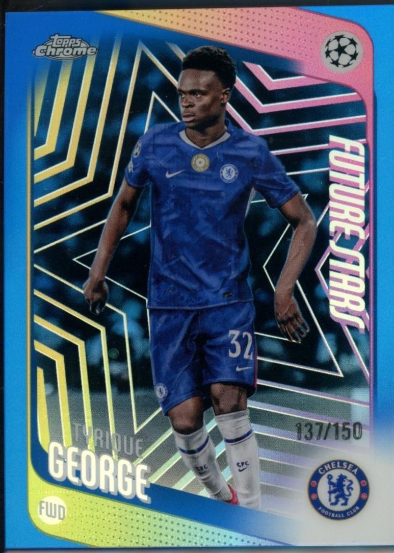 Tyrique George [Blue Refractor] #58