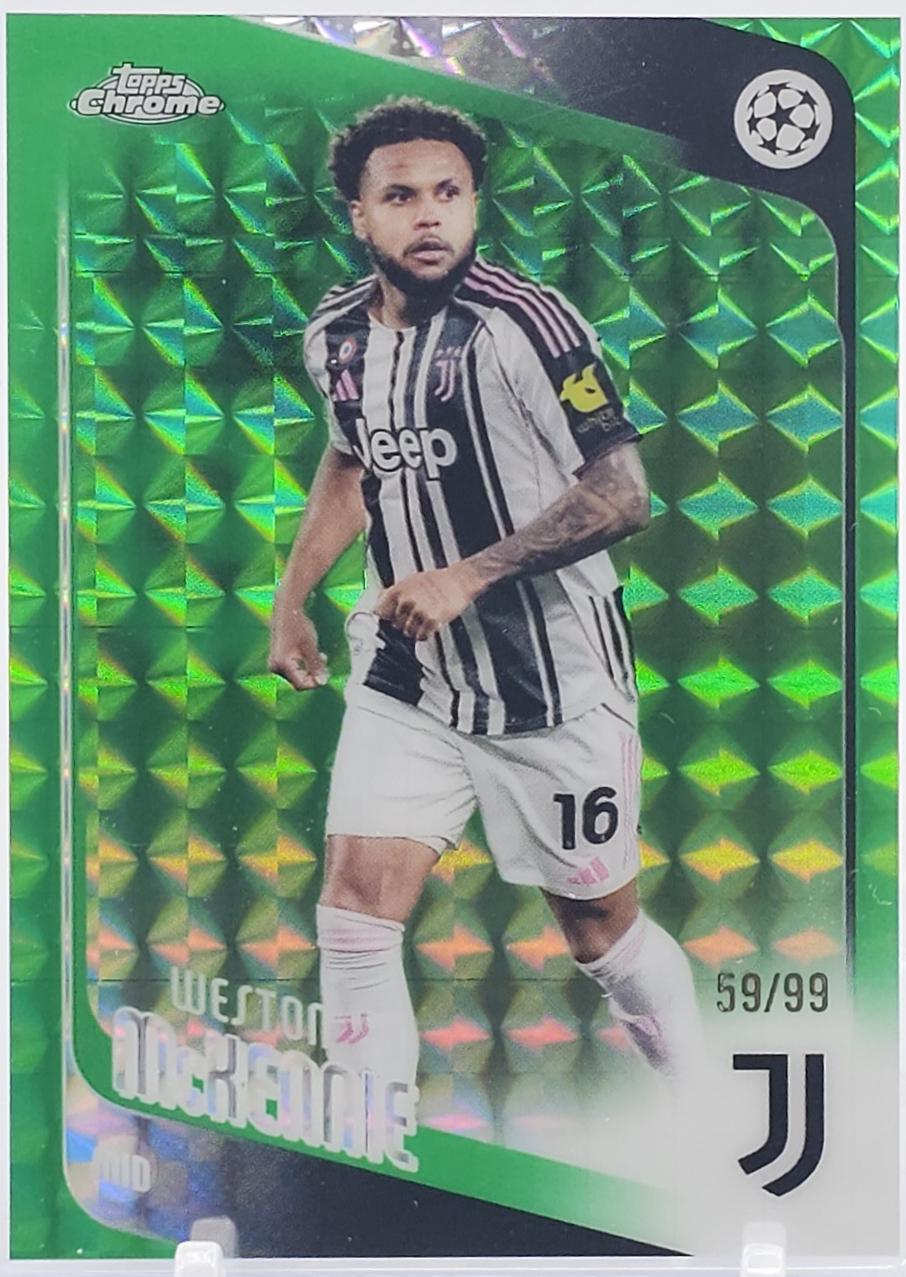 Weston McKennie [Green Geometric Refractor] #15