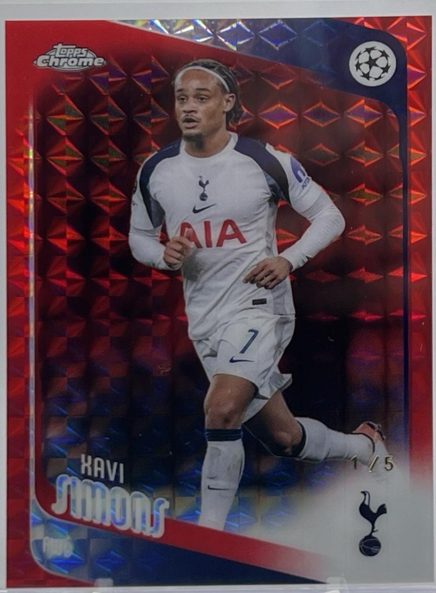 Xavi Simons [Red Geometric Refractor] #85