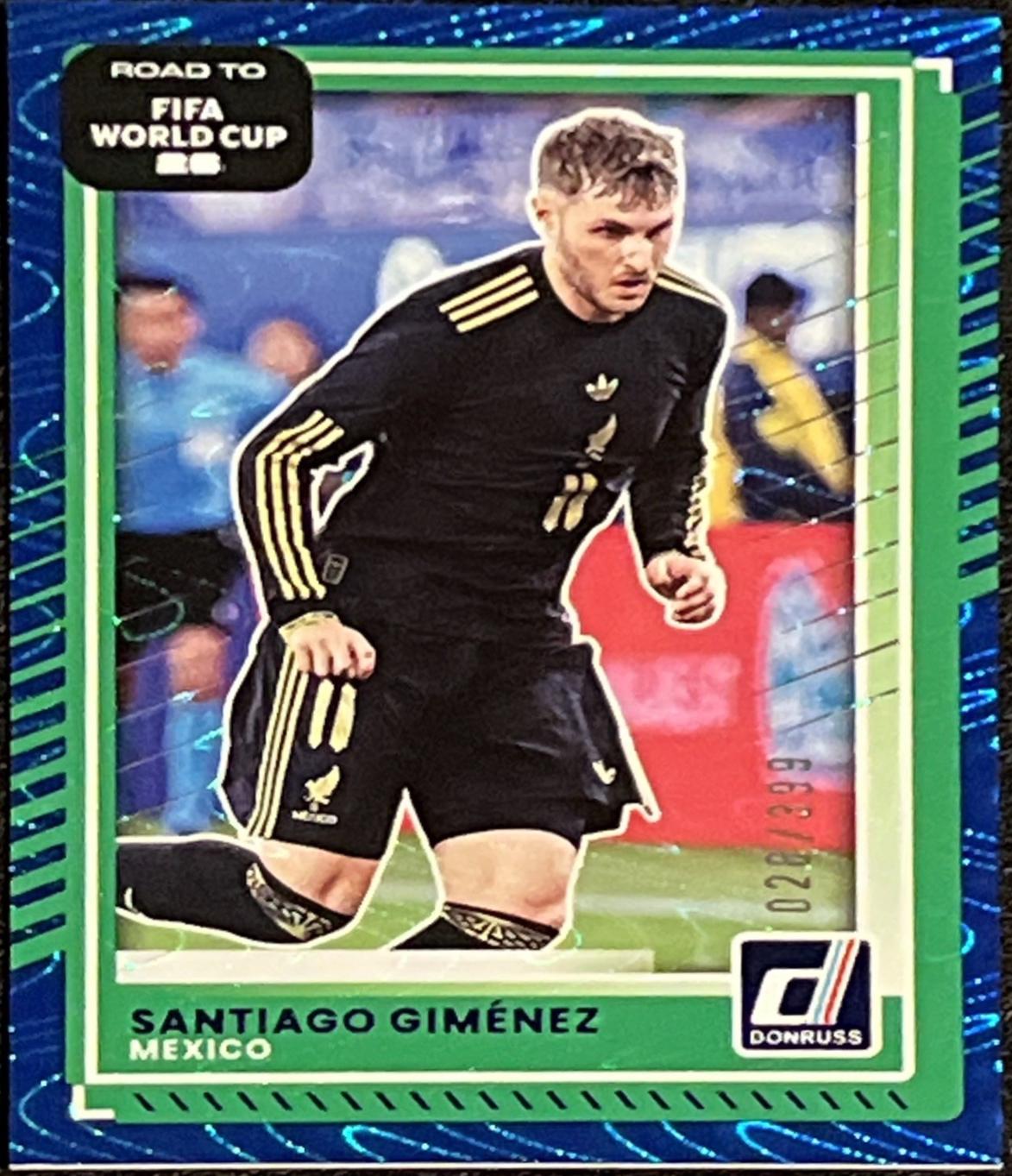 Santiago Gimenez [Blue Swirl] #75