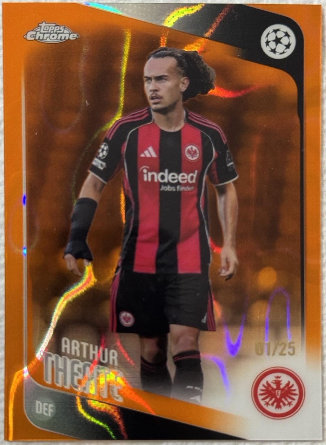 Arthur Theate [Orange Lava Refractor] #119