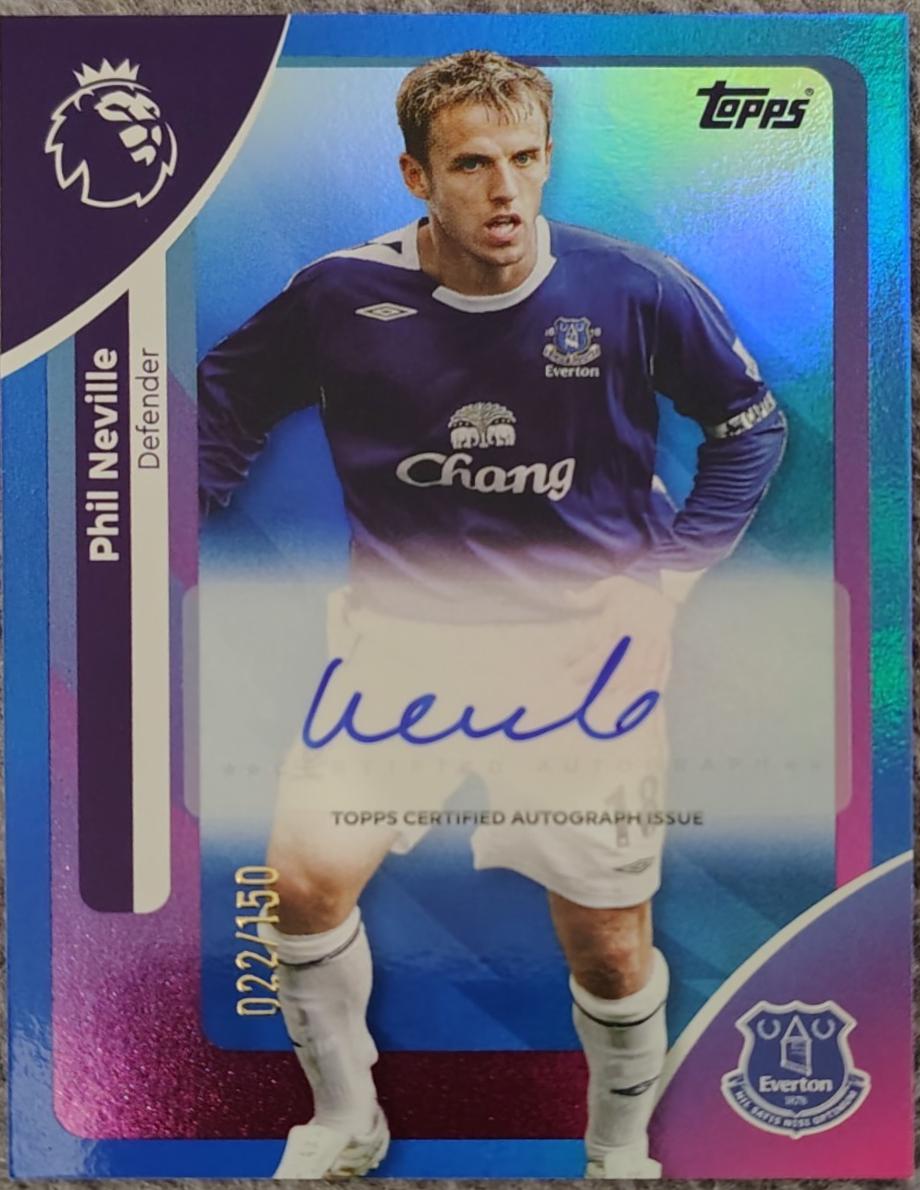Phil Neville [Blue Sparkle] #AC-PN