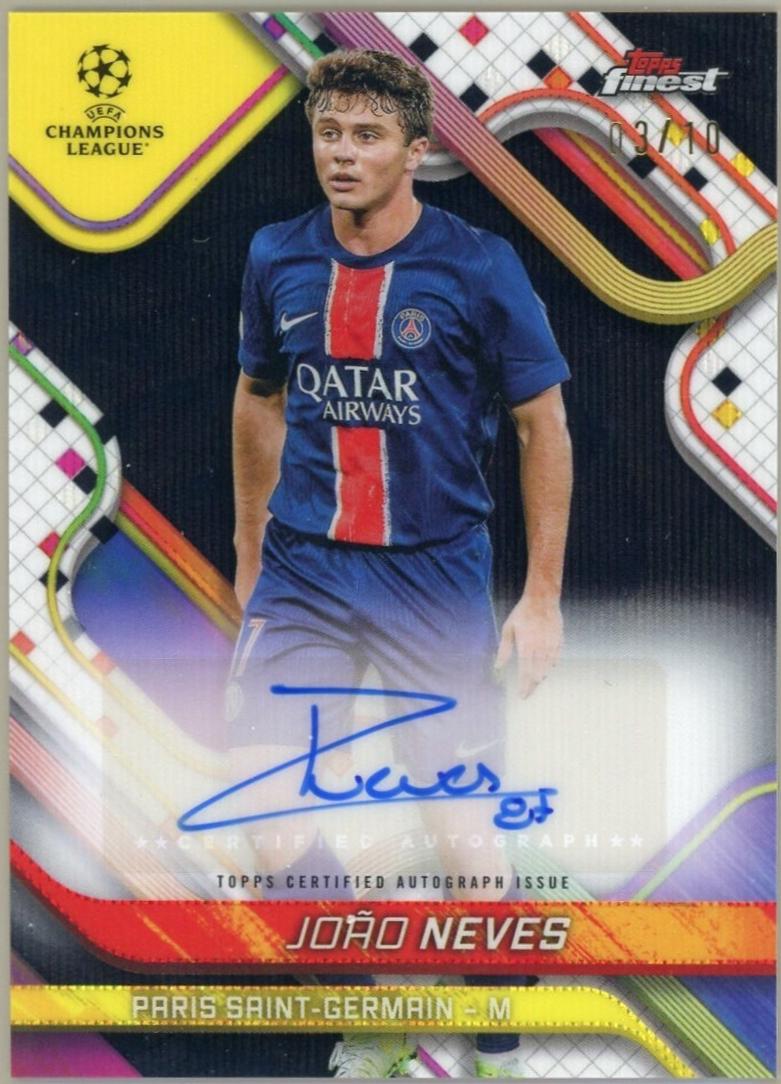 Joao Neves [Black Refractor] #BA-JN
