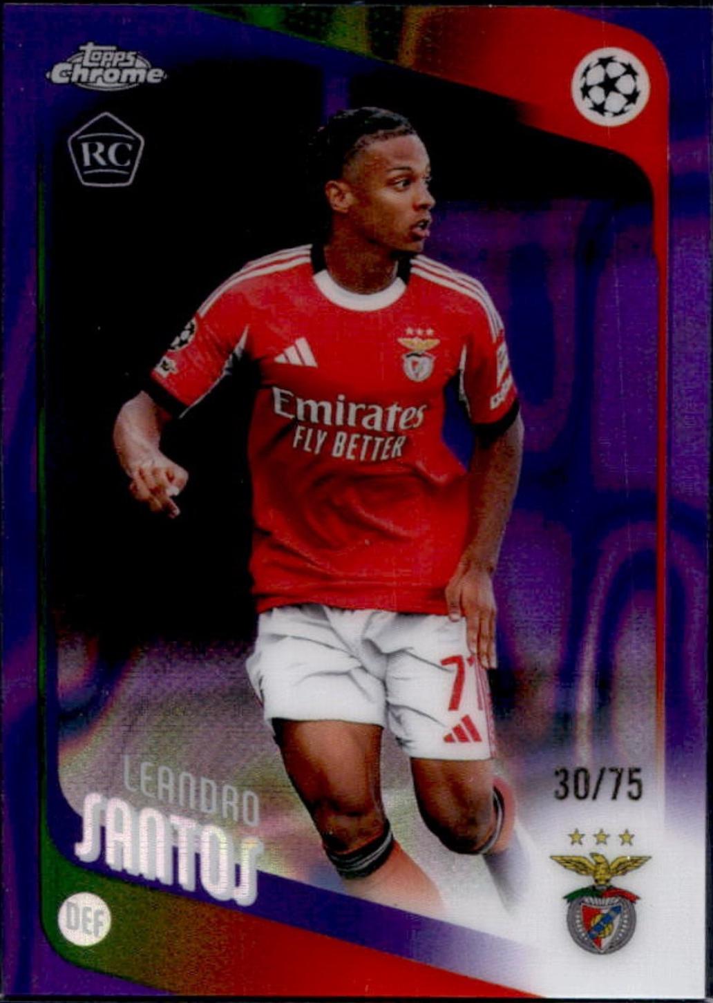Leandro Santos [Purple Lava Refractor] #160