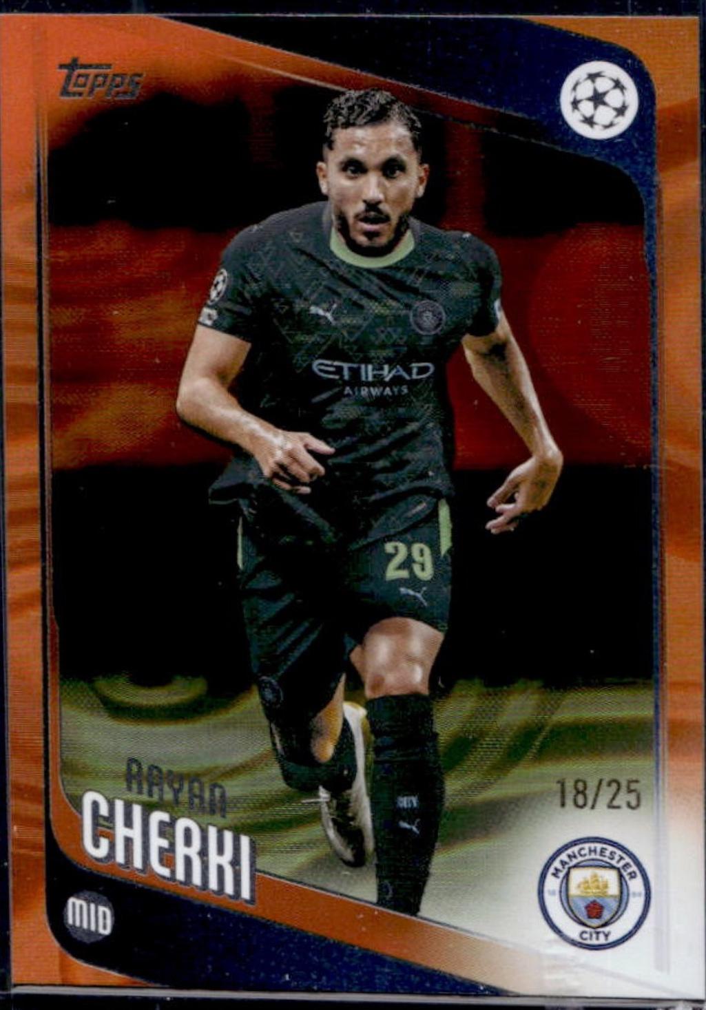 Rayan Cherki [Orange Raindrops] #1