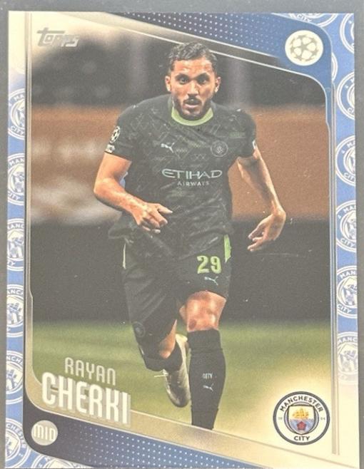Rayan Cherki [Team Logo Border] #1