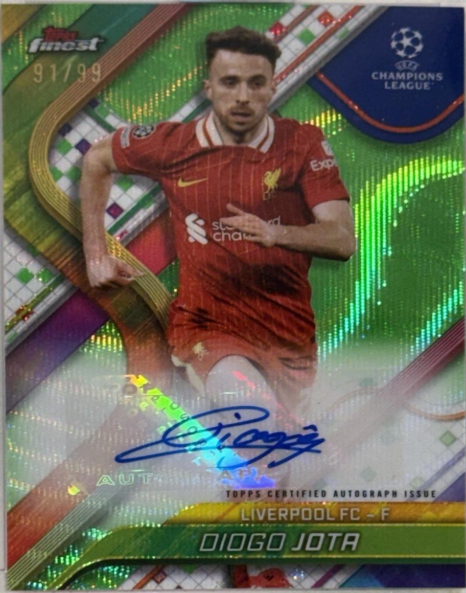 Diogo Jota [Neon Green Refractor] #BA-DJ