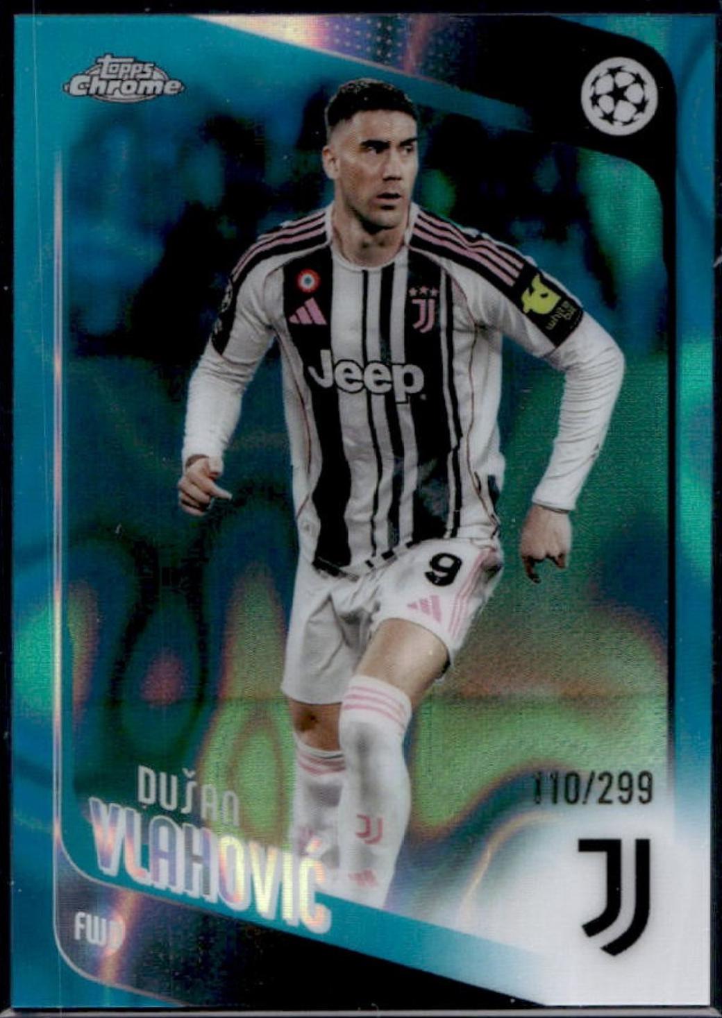 Dusan Vlahovic [Teal Lava Refractor] #175