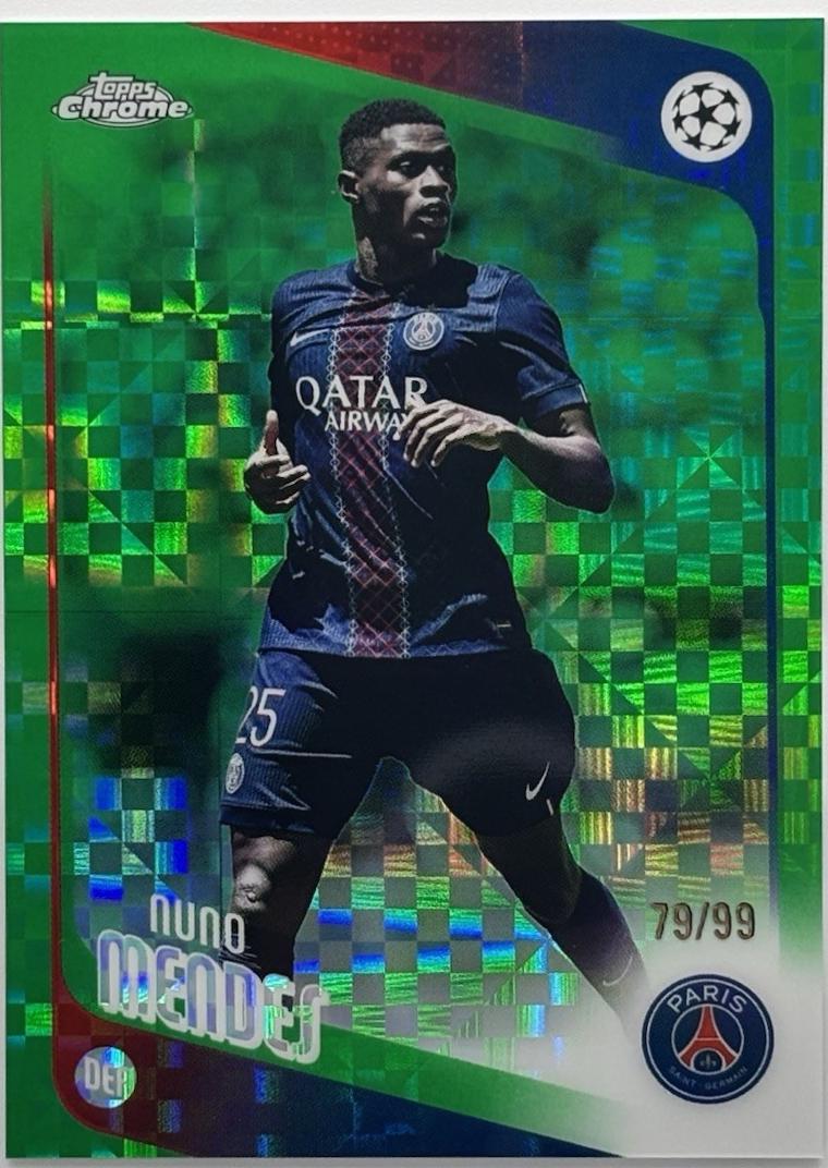 Nuno Mendes [Green X-Fractor] #69