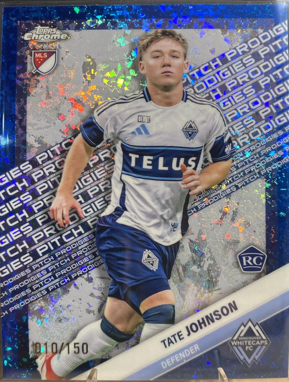 Tate Johnson [Blue Mini-Diamonds Refractor] #189