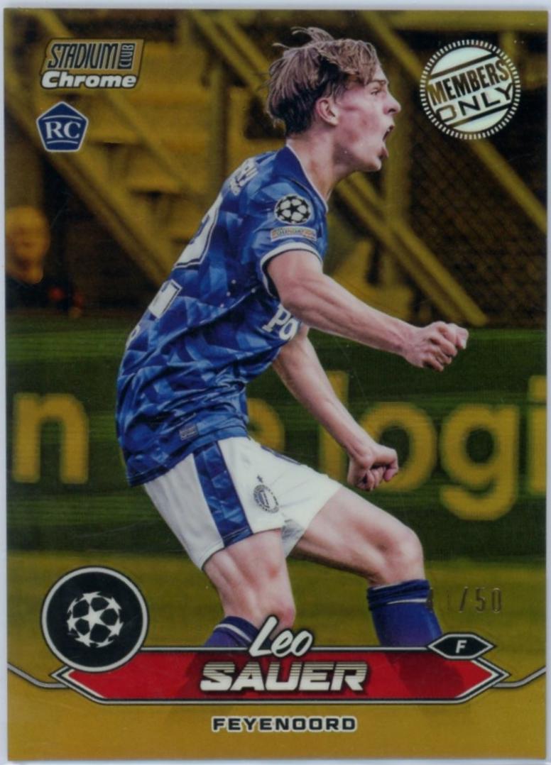 Leo Sauer [Gold Refractor Members Only Variation] #95
