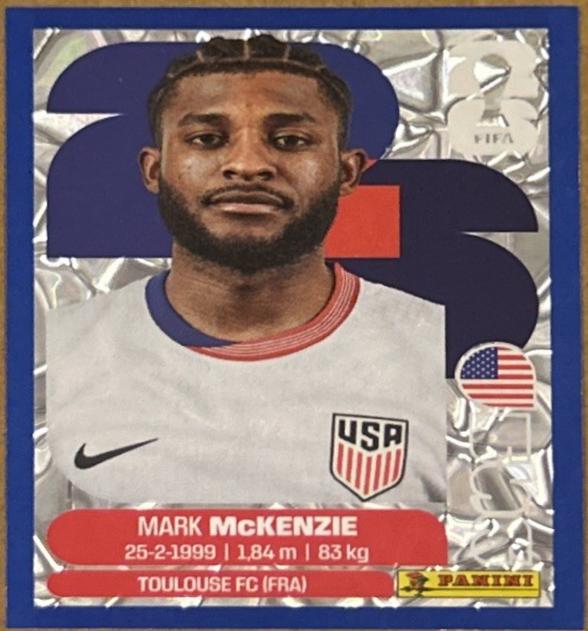 Mark McKenzie [Blue Crumple] #USA5