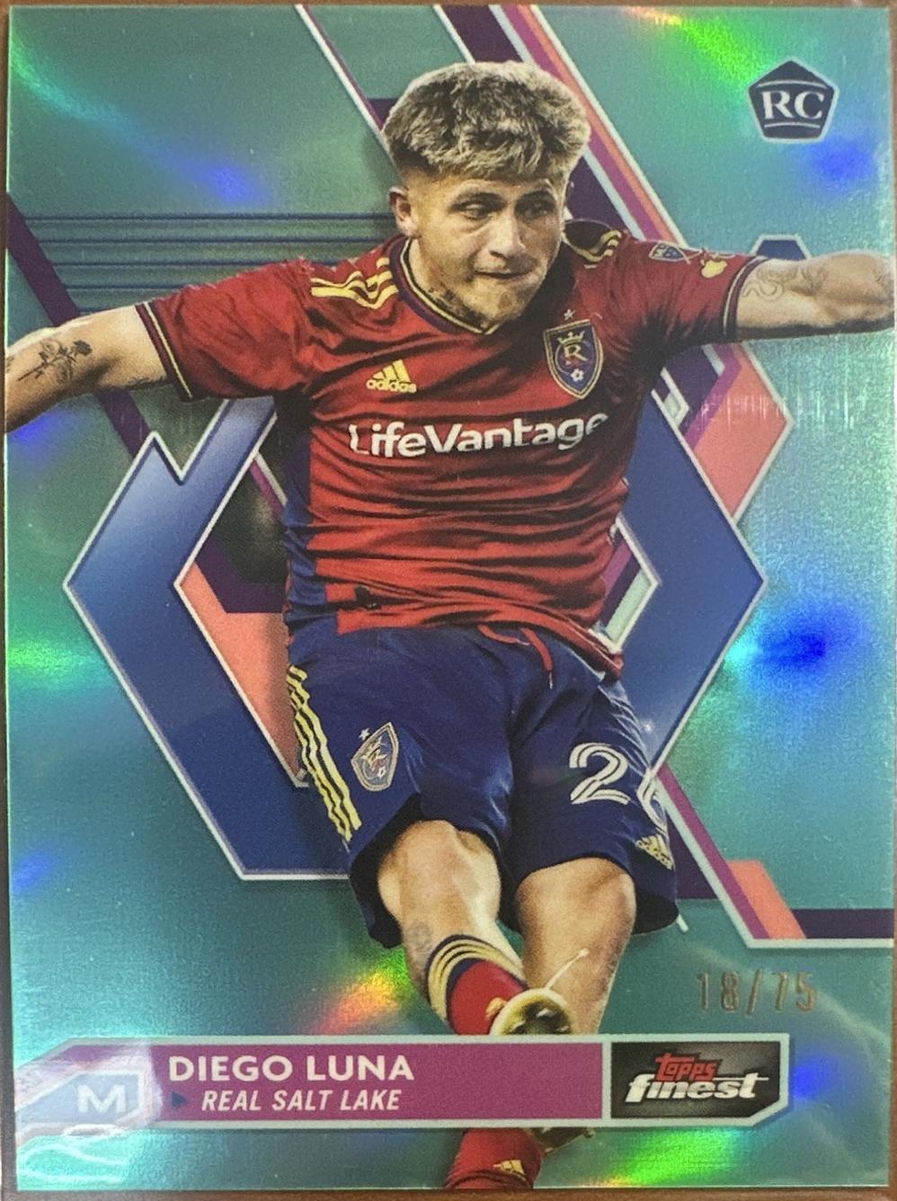 Diego Luna [Aqua Refractor] #94