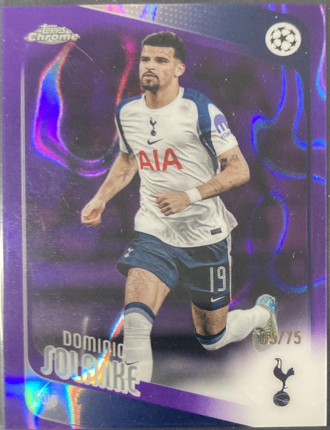 Dominic Solanke [Purple Lava Refractor] #144