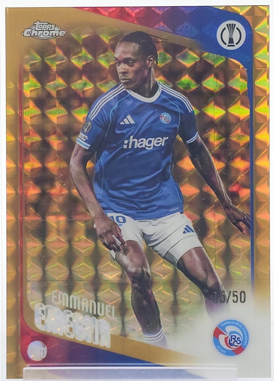 Emmanuel Emegha [Gold Geometric Refractor] #110