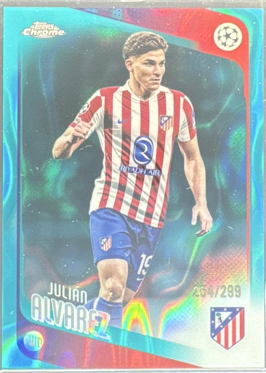Julian Alvarez [Teal Lava Refractor] #154