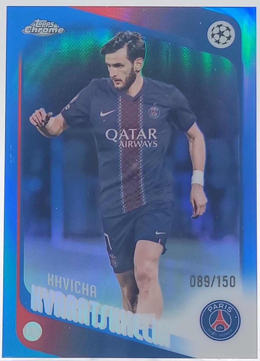 Khvicha Kvaratskhelia [Blue Refractor] #167
