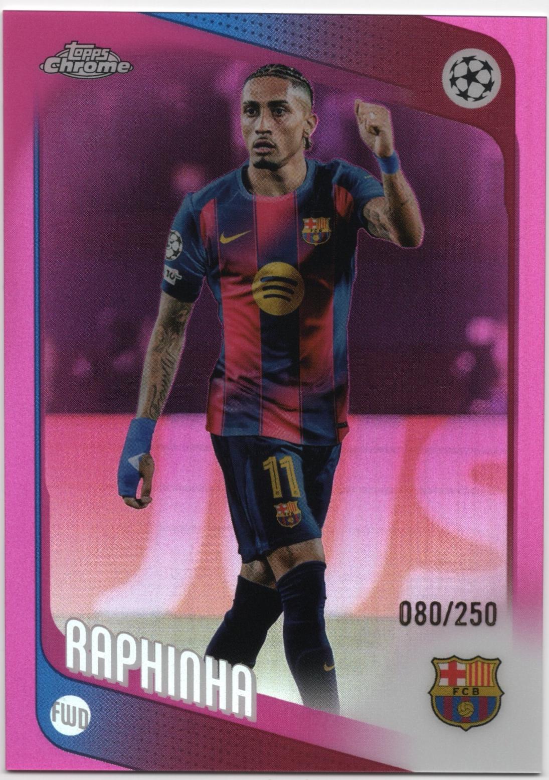Raphinha [Pink Refractor] #97