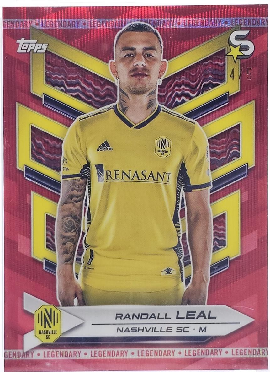 Randall Leal [Legendary Red Wave Refractor Chrome] #89
