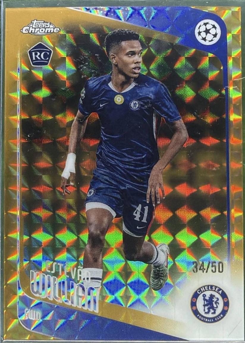 Estevao Willian [Gold Geometric Refractor] #66