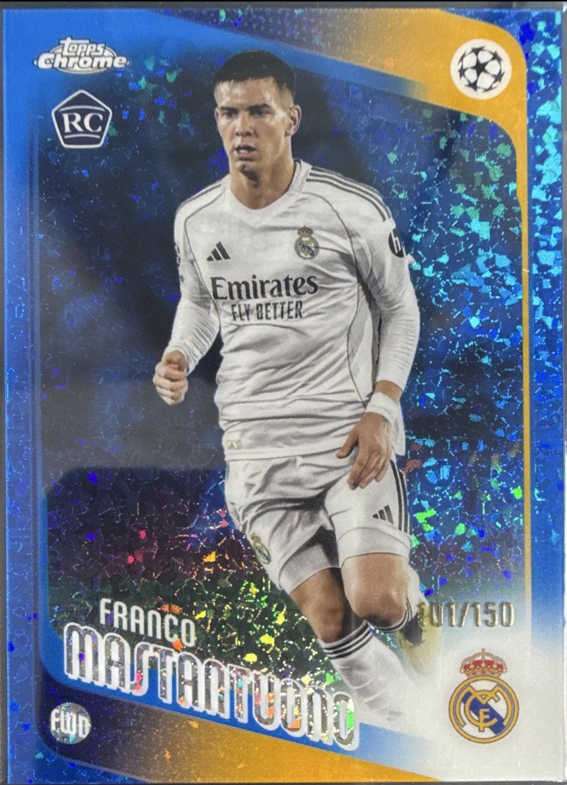 Franco Mastantuono [Blue X-Fractor] #172