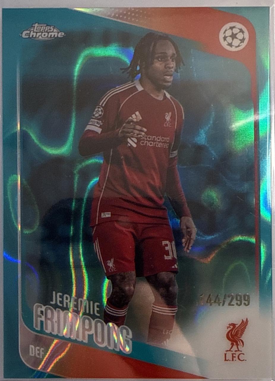 Jeremie Frimpong [Aqua Refractor] #6