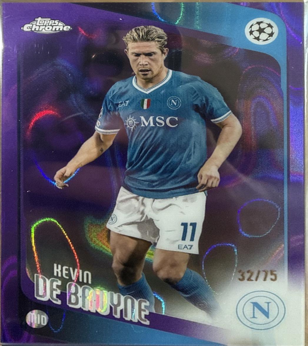Kevin De Bruyne [Purple Lava Refractor] #200