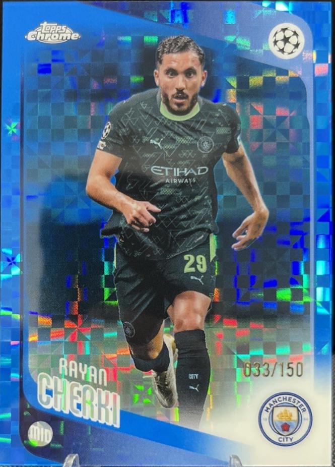Rayan Cherki [Blue X-Fractor] #1