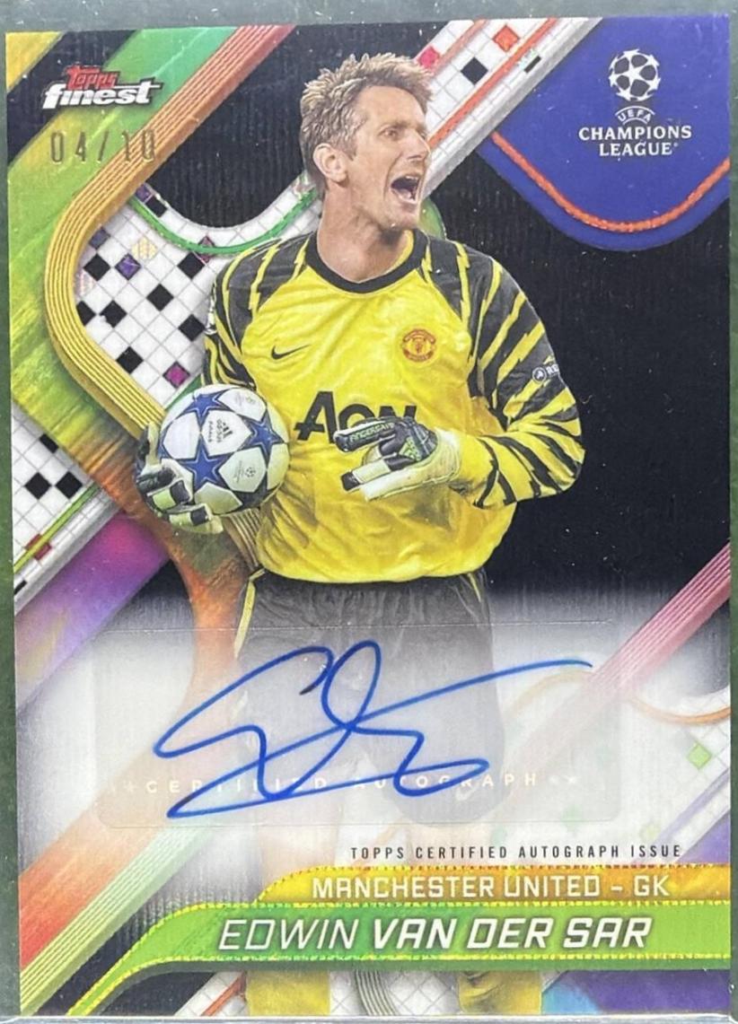 Edwin van der Sar [Black Wave Refractor] #BA-EV