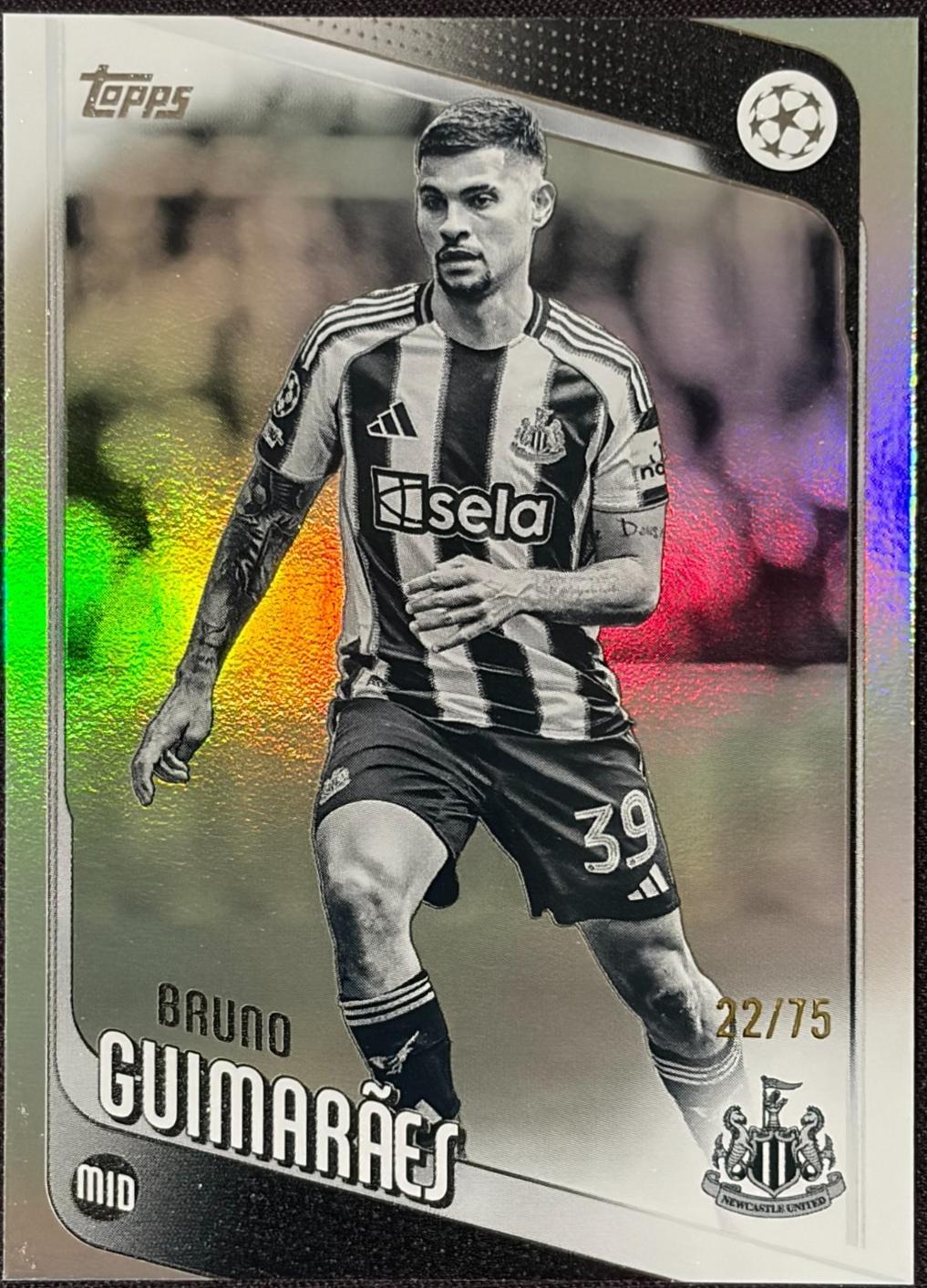 Bruno Guimaraes [Black White Foil] #117