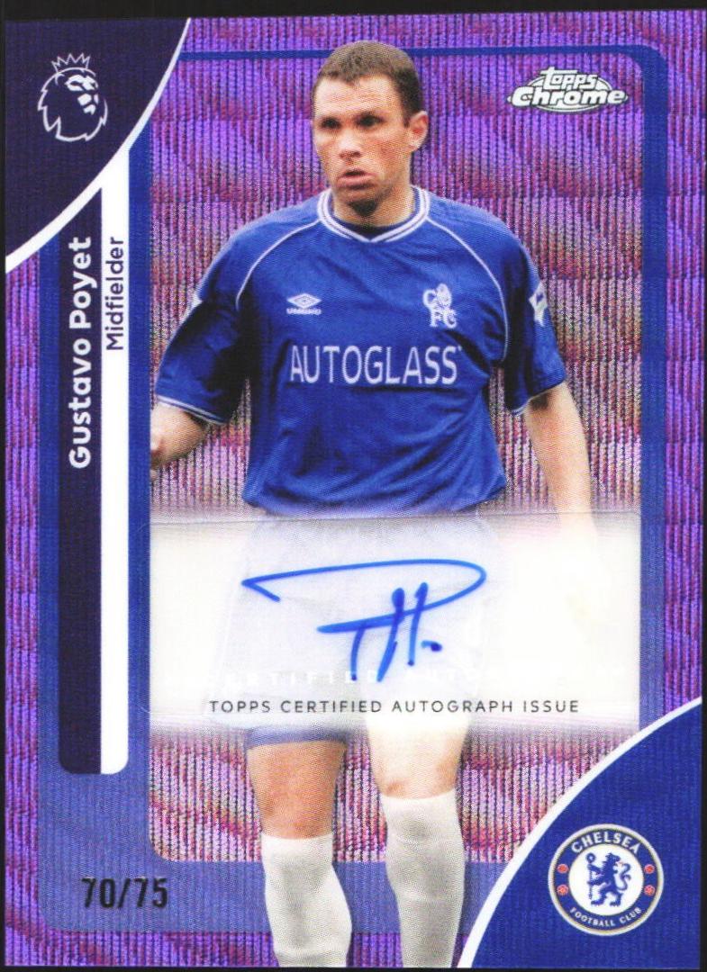 Gustavo Poyet [Purple Wave Refractor] #CA-GP