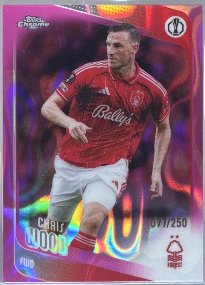 Chris Wood [Pink Lava Refractor] #186