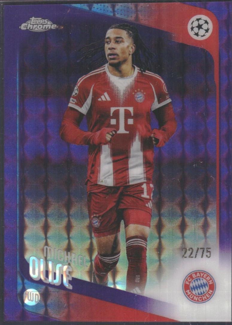 Michael Olise [Purple Geometric Refractor] #4