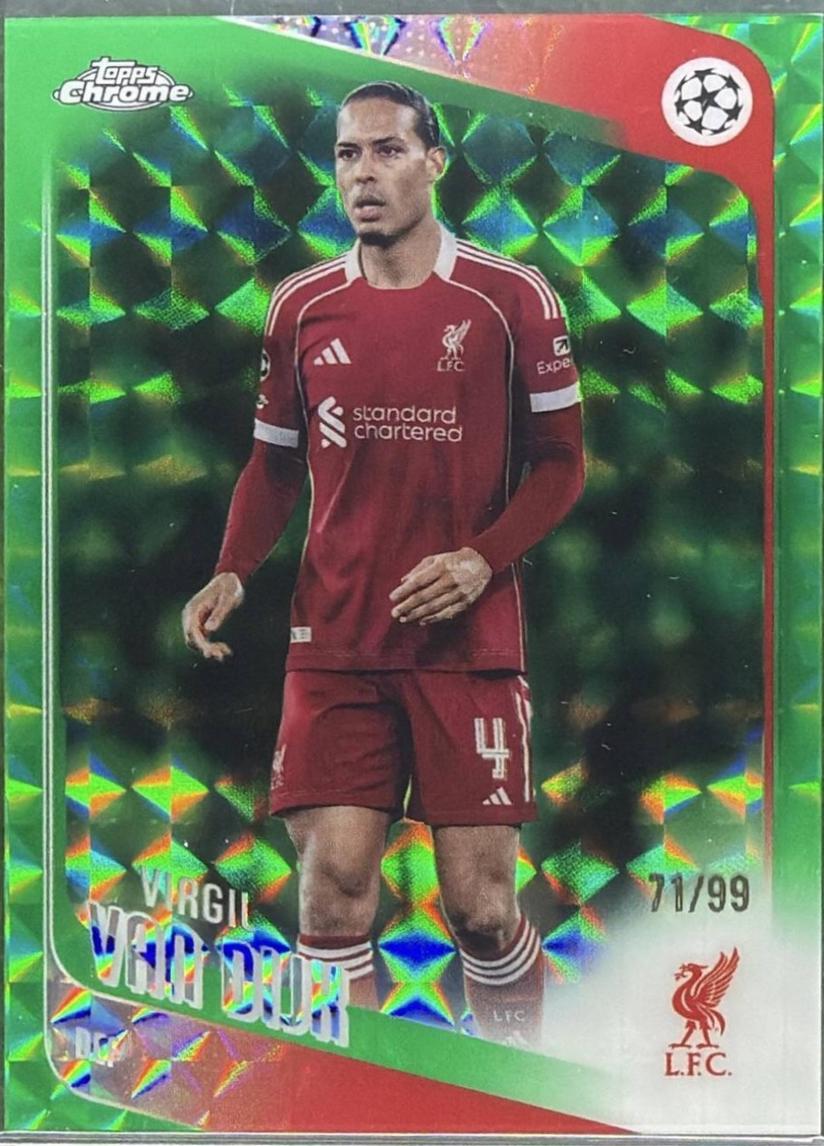Virgil van Dijk [Green Geometric Refractor] #79