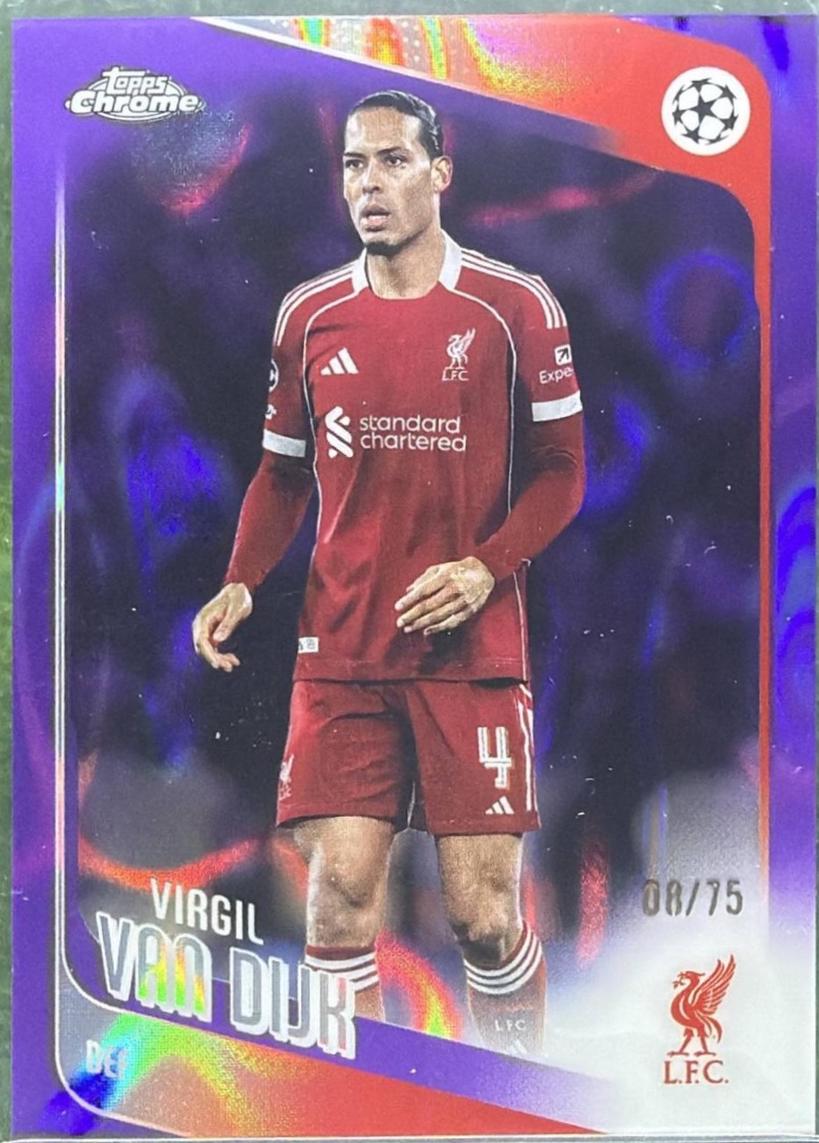 Virgil van Dijk [Purple Lava Refractor] #79