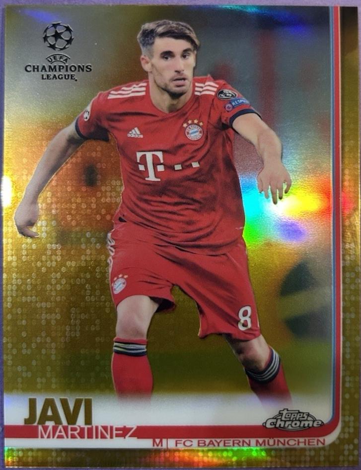 Javi Martinez [Gold Refractor] #66