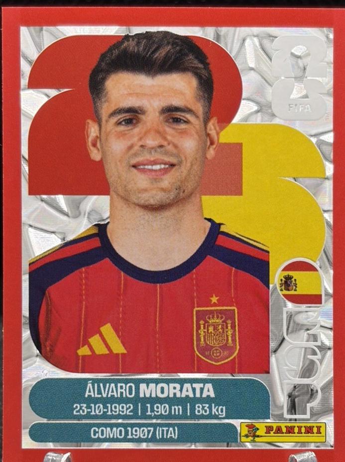 Alvaro Morata [Red Crumple] #ESP19