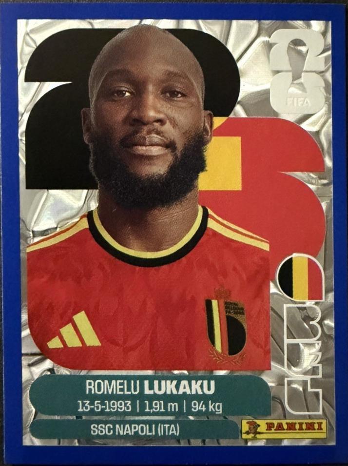 Romelu Lukaku [Blue Crumple] #BEL20