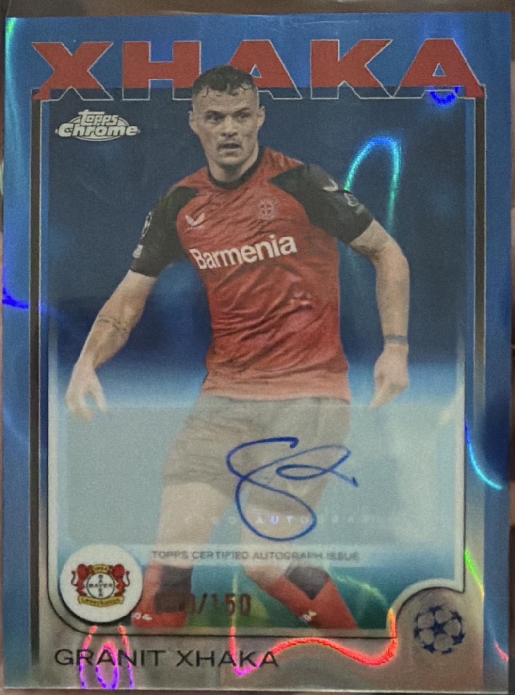 Granit Xhaka [Orange Refractor] #CA-GX