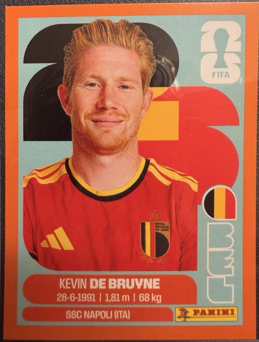 Kevin De Bruyne [Orange] #BEL15