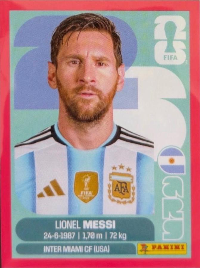 Lionel Messi [Fuchsia] #ARG17