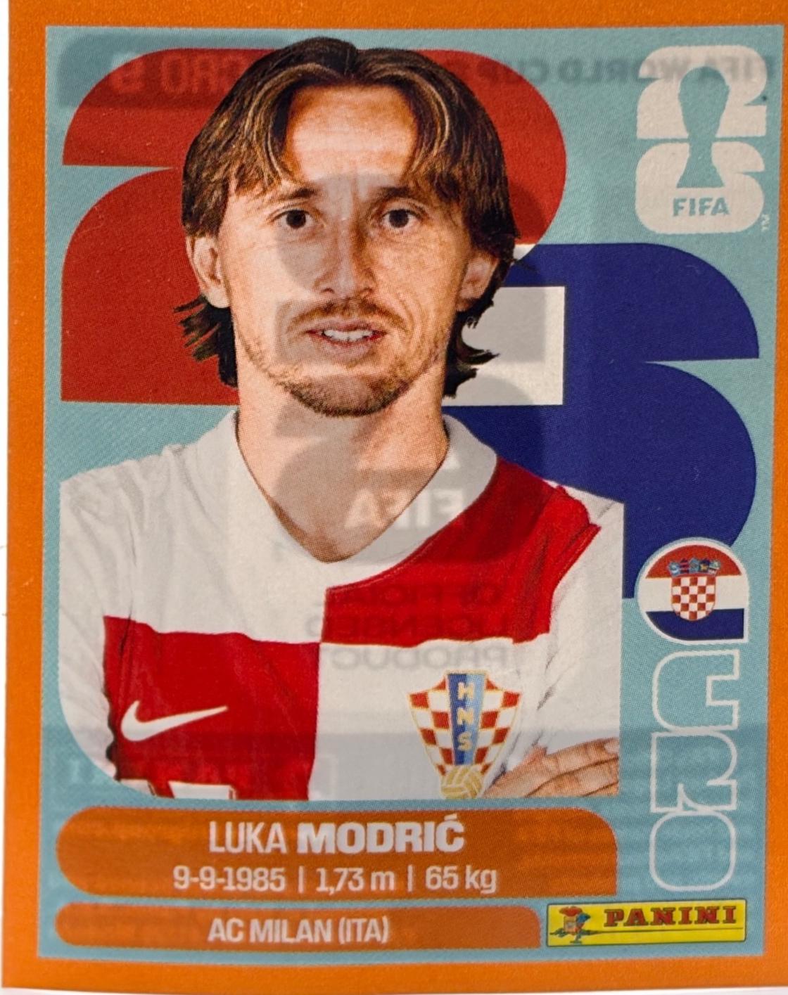 Luka Modric [Orange] #CRO9