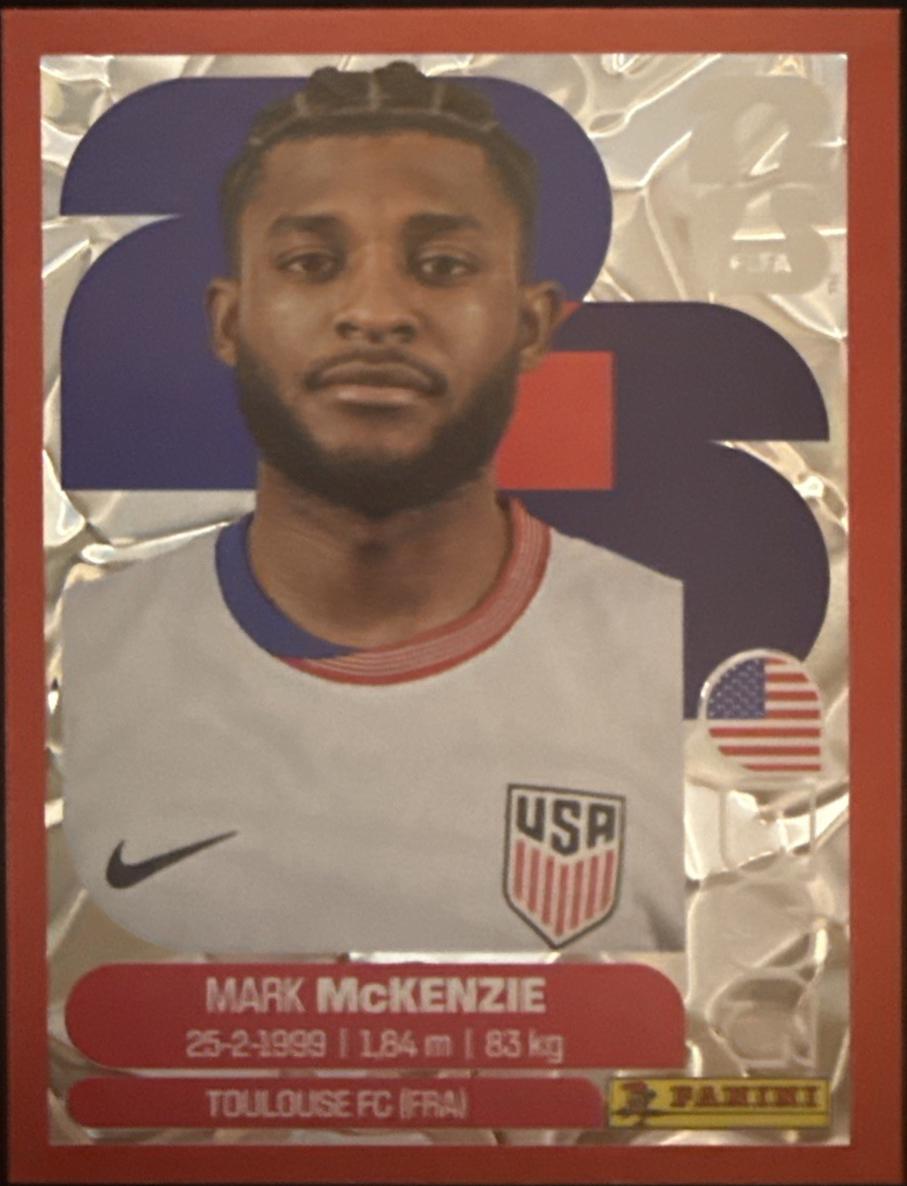 Mark McKenzie [Red Crumple] #USA5
