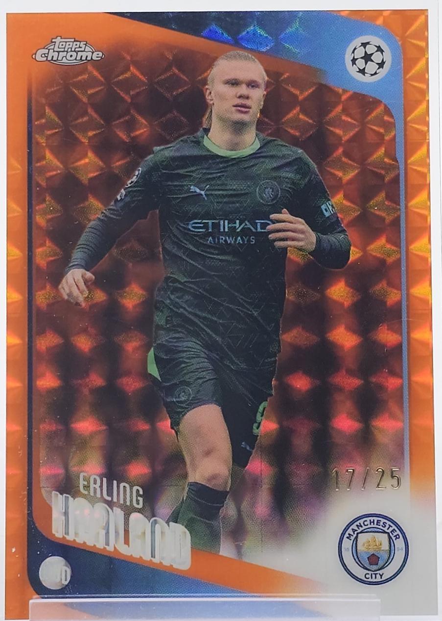 Erling Haaland [Orange Geometric Refractor] #181