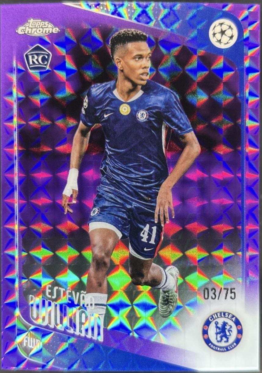 Estevao Willian [Purple Geometric Refractor] #66