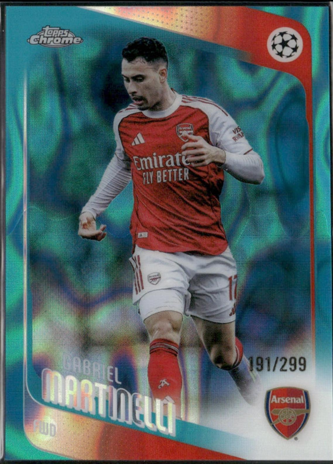 Gabriel Martinelli [Teal Lava Refractor] #19