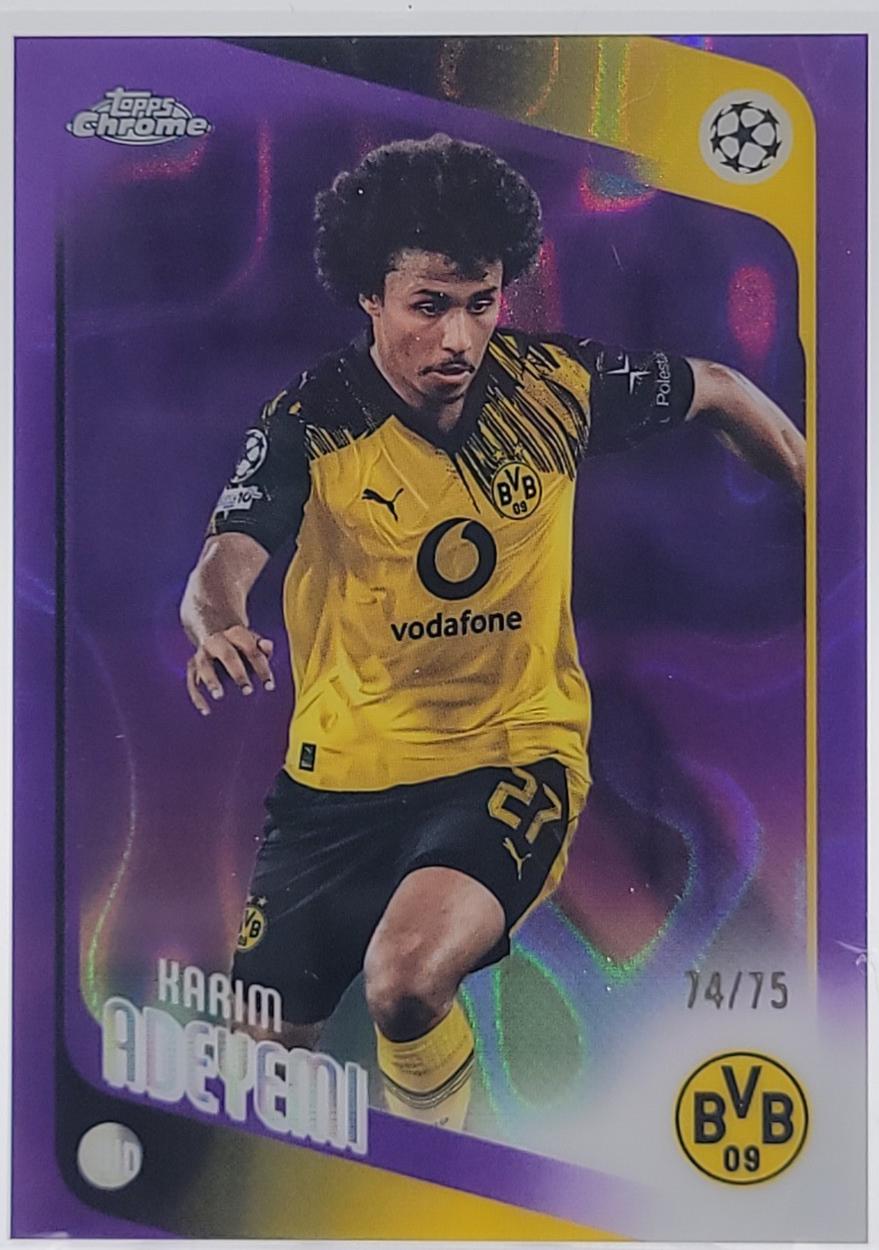 Karim Adeyemi [Purple Lava Refractor] #128
