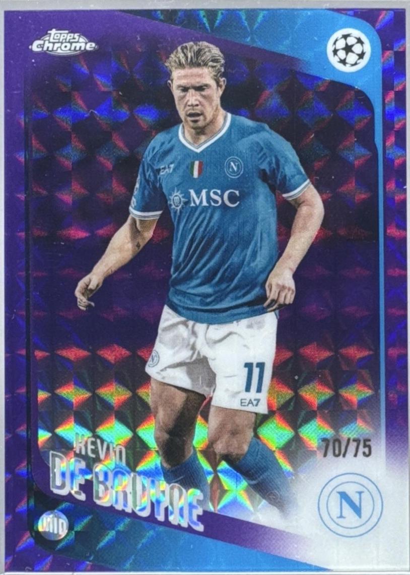Kevin De Bruyne [Purple Geometric Refractor] #200
